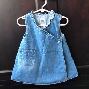 Baby Denim wrap dress